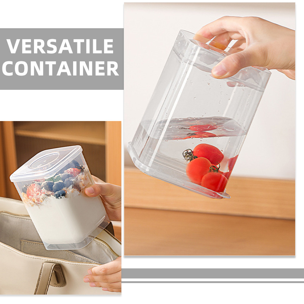 ภาชนะเก็บโยเกิร์ตแบบใสปิดสนิท  - Food Storage Design บทวิจารณ์และราคา