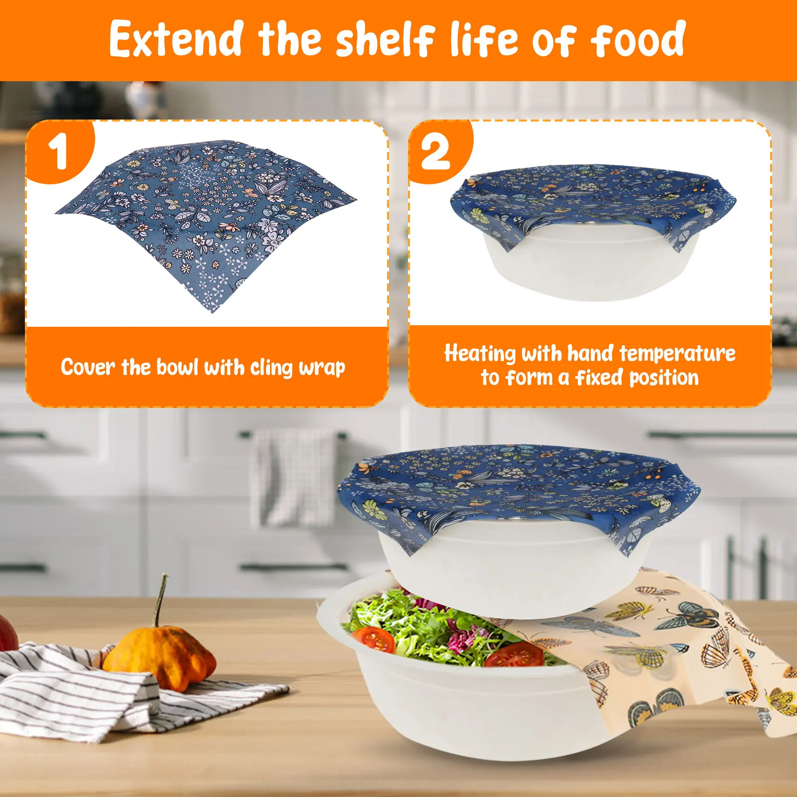 ชุดผ้าห่ออาหารจากขี้ผึ้ง 11 ชิ - Beeswax Food Wrap บทวิจารณ์และราคา