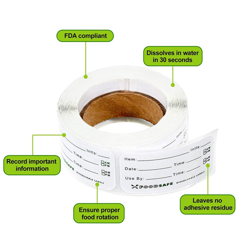 300 ชิ้น/ฉลากเก็บอาหารกาวที่ถอ - Food Storage Restaurant บทวิจารณ์และราคา