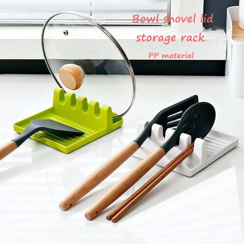 ใหม่สีเขียวหม้อฝาปิดขาตั้งช้อน - Food Storage Shelving บทวิจารณ์และราคา