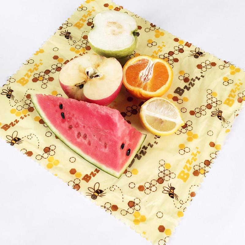 ห่ออาหารขี้ผึ้ง3/7ชิ้นสำหรับห้ - Beeswax Food Wrap บทวิจารณ์และราคา