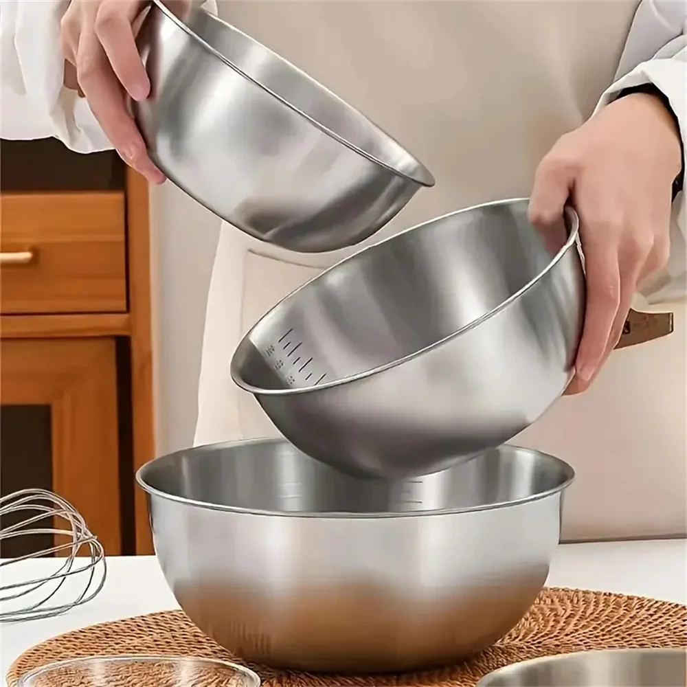 ชุดชามสแตนเลส 1-3 ใบ พร้อมสเกล - Food Storage And Preservation บทวิจารณ์และราคา