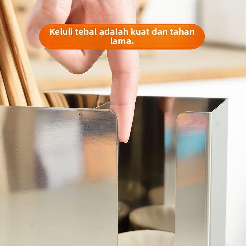 กล่องเก็บตะเกียบและช้อนสแตนเลส - Food Storage Restaurant บทวิจารณ์และราคา