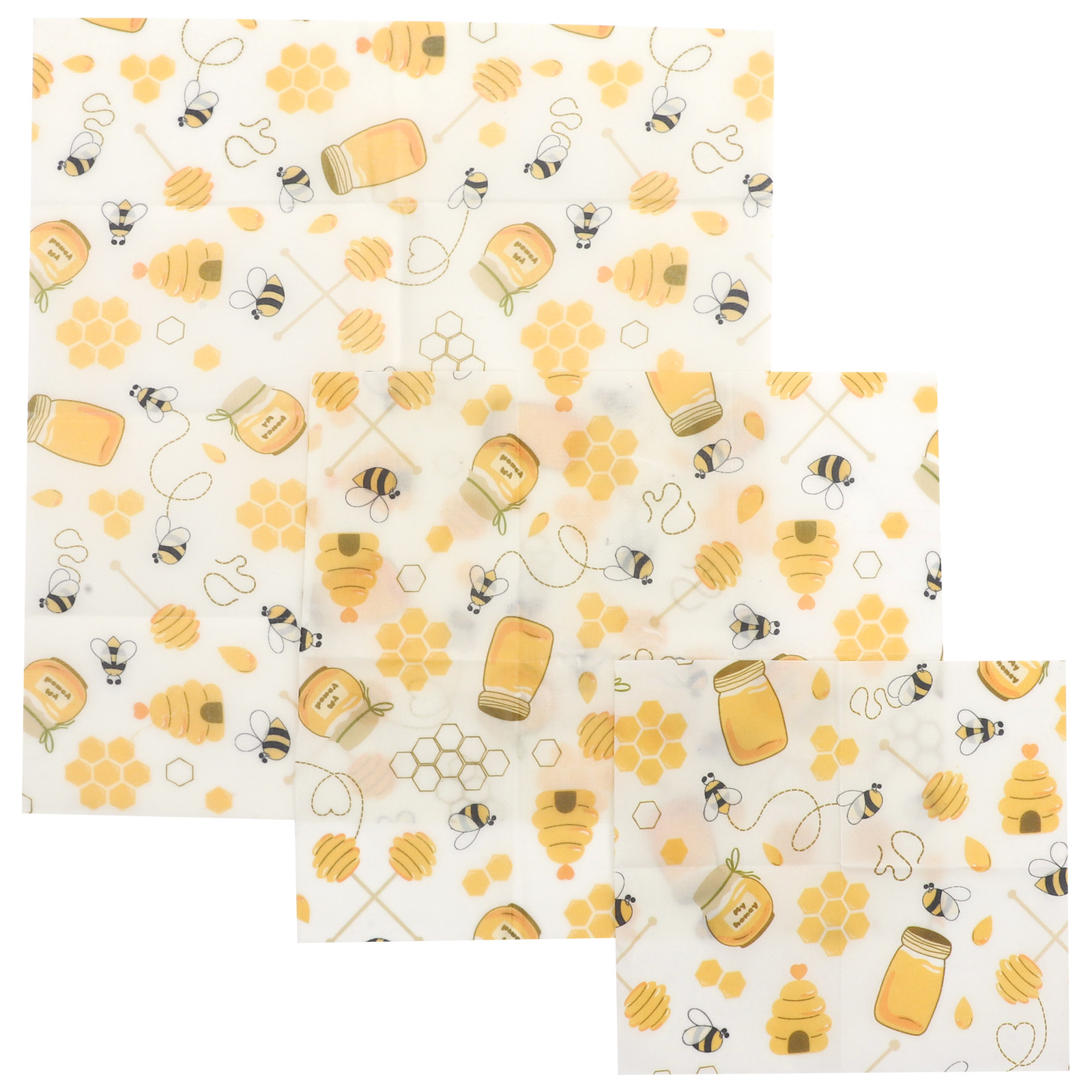ผ้าห่ออาหารจากขี้ผึ้ง 3 ชิ้น ใ - Beeswax Food Wrap บทวิจารณ์และราคา