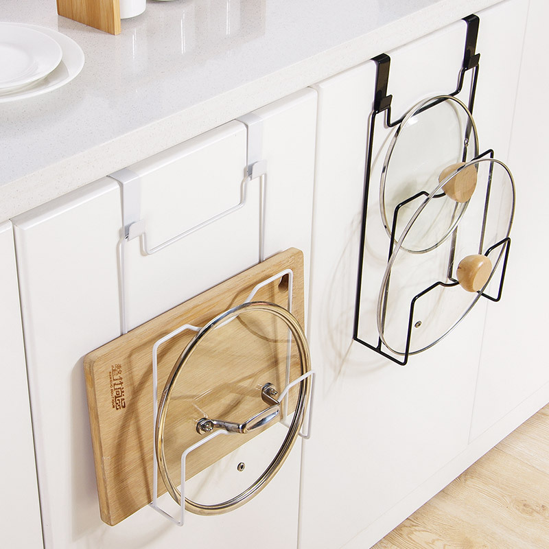 แขวนฝาหม้อRackสําหรับตู้ประตูค - Food Storage Shelving บทวิจารณ์และราคา