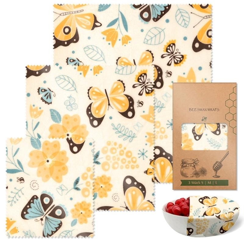 ปฏิบัติความสดรักษาผ้าขี้ผึ้งชุ - Beeswax Food Wrap บทวิจารณ์และราคา
