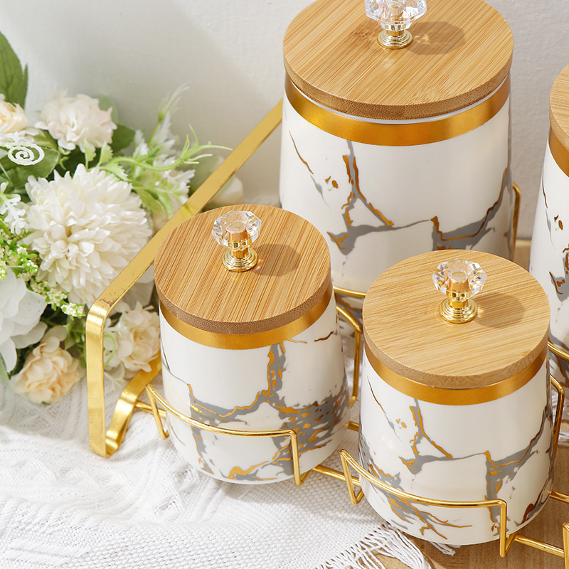 อุปกรณ์ครัว Golden หินอ่อน Air - Food Storage Rack For Kitchen บทวิจารณ์และราคา