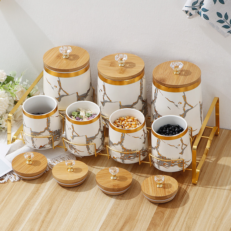 อุปกรณ์ครัว Golden หินอ่อน Air - Food Storage Rack For Kitchen บทวิจารณ์และราคา