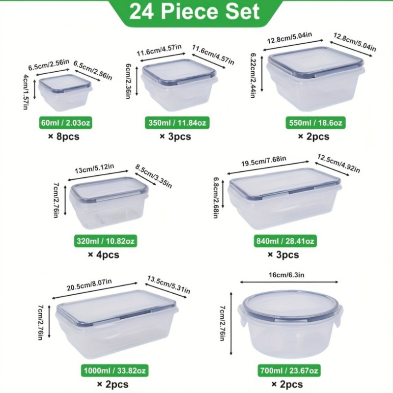 ชุดเก็บอาหารปลอดสาร BPA 48 ชิ้ - Food Storage Design บทวิจารณ์และราคา