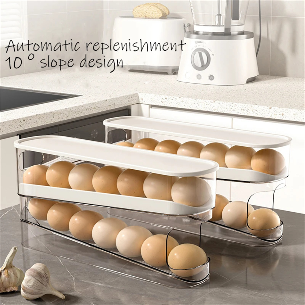 กล่องใส่ไข่แบบเลื่อน 1 ชิ้น กล - Egg Storage Holder บทวิจารณ์และราคา
