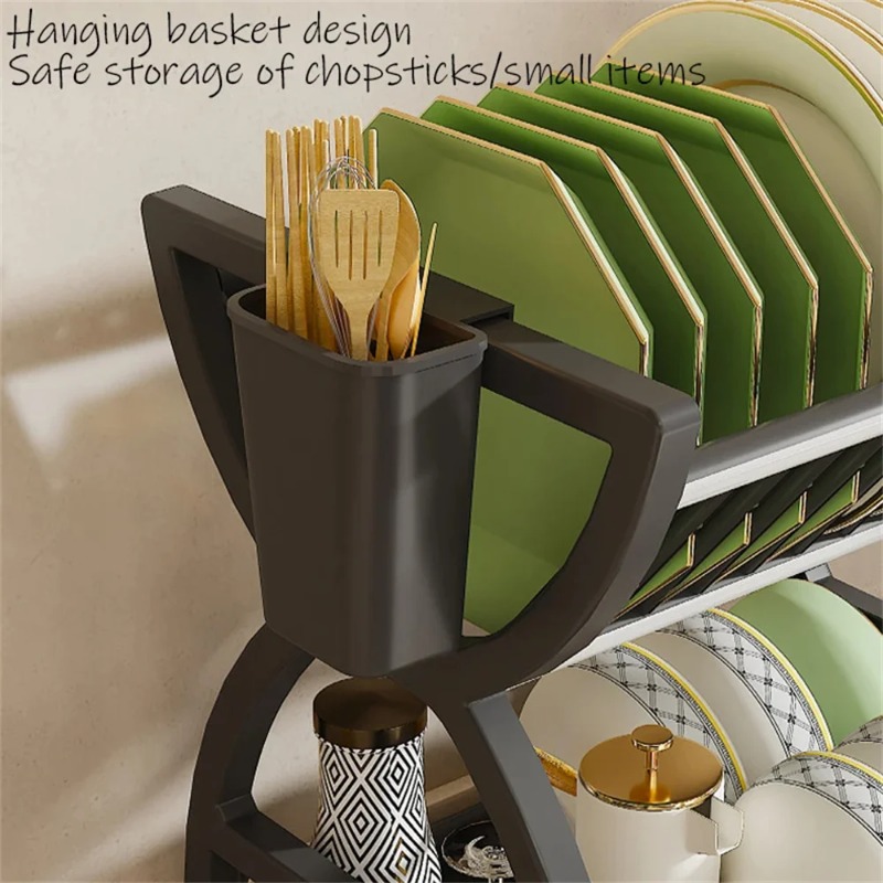 ชั้นวางจาน 2 ชั้น สำหรับจัดระเ - Food Storage Shelving บทวิจารณ์และราคา
