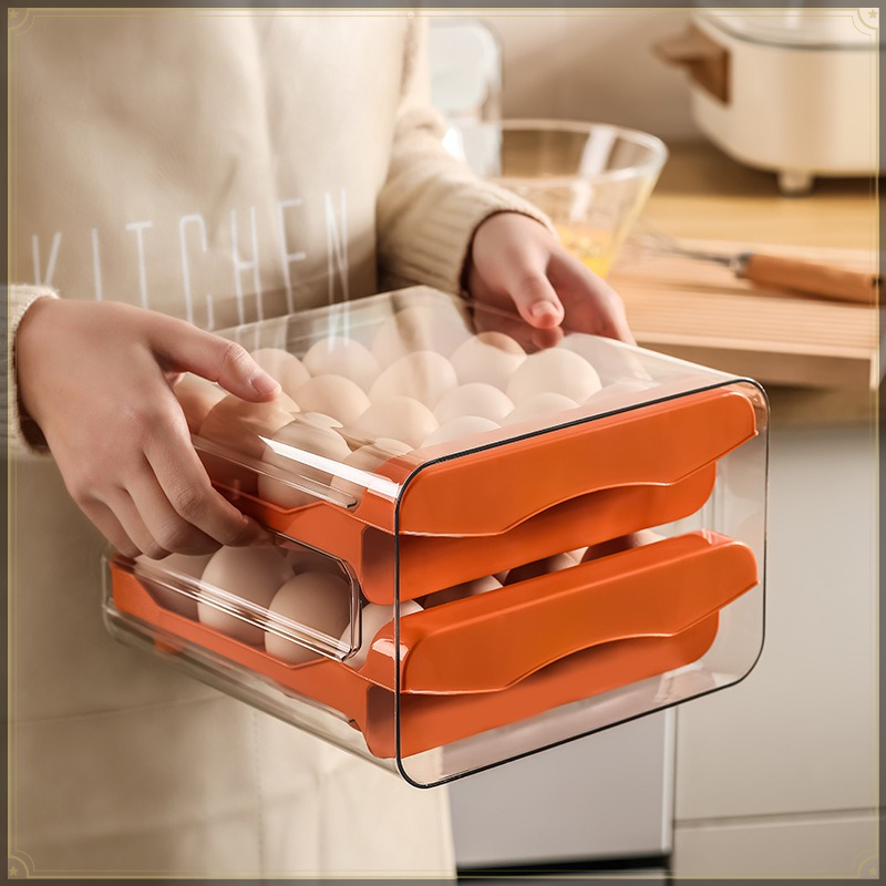 กล่องเก็บไข่แบบลิ้นชัก 32 ช่อง - Egg Storage Holder บทวิจารณ์และราคา